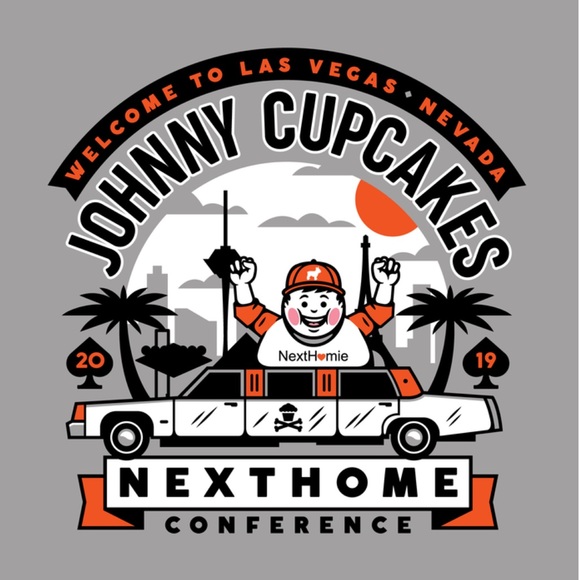 NEW Johnny Cupcakes NextHome Welcome To Las Vegas Nevada 2019 Tee Shirt Medium - Picture 4 of 10
